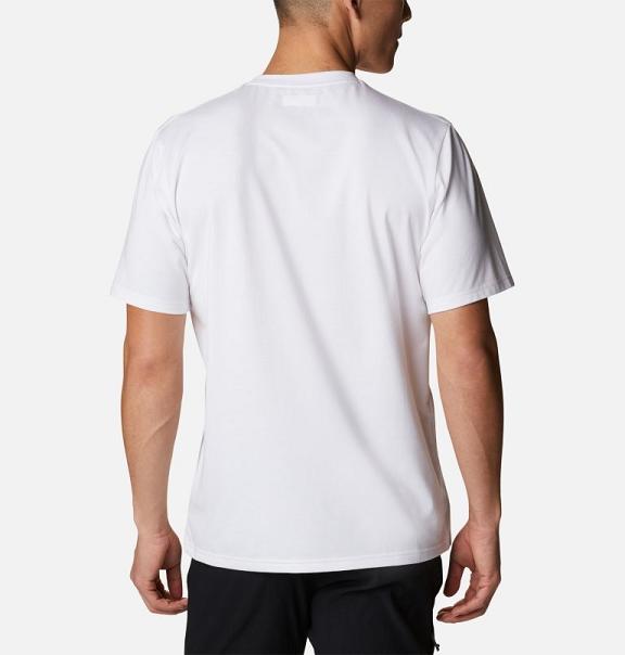 Columbia T-Shirt Herre Sun Trek Hvide EMGS97382 Danmark